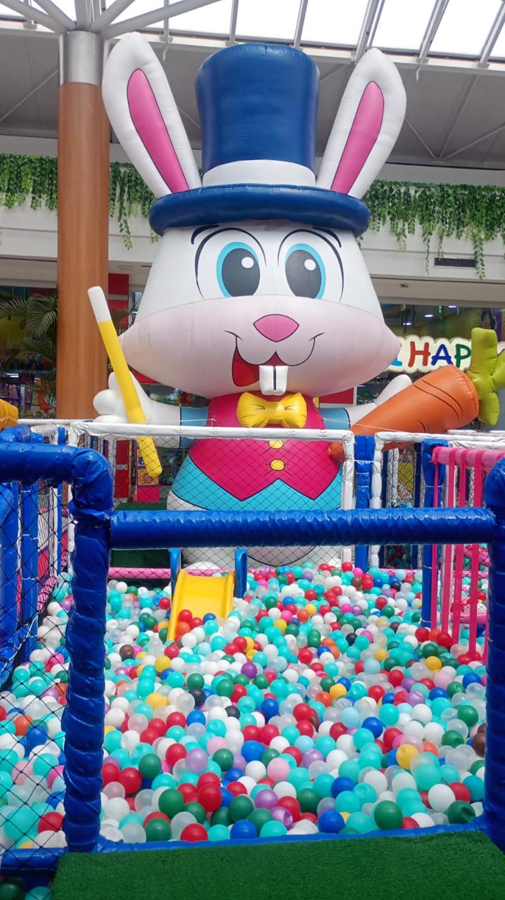 Operação infantil com público em shopping center